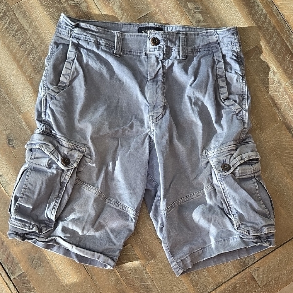 Men's Gray Cargo Shorts